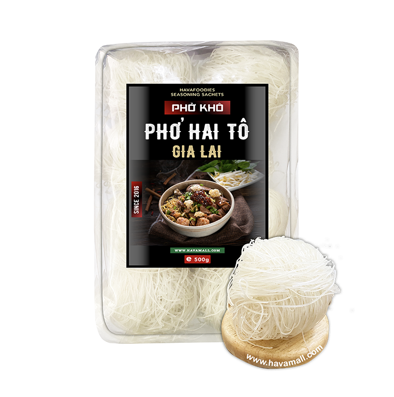 Phở Khô Gia Truyền Gia Lai Phở 2 Tô Havafoodies 500g