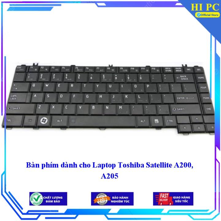 Bàn phím dành cho Laptop Toshiba Satellite A200 A205 - Hàng Nhập Khẩu