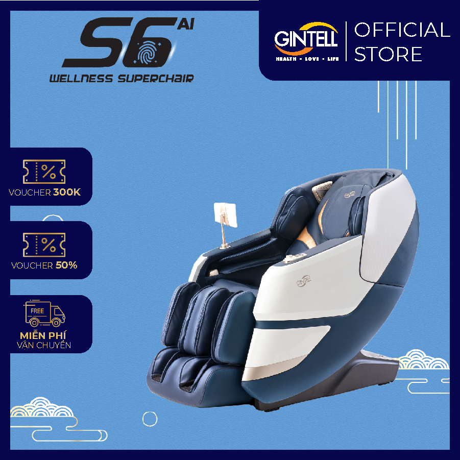 GHẾ MASSAGE TOÀN THÂN GINTELL S6 SUPERCHAIR