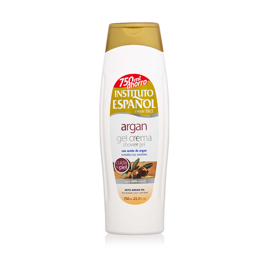 SỮA TẮM CHIẾT XUẤT TINH DẦU ARGAN INSTITUTO ESPANOL ARGAN SHOWER GEL CREAM 750ml