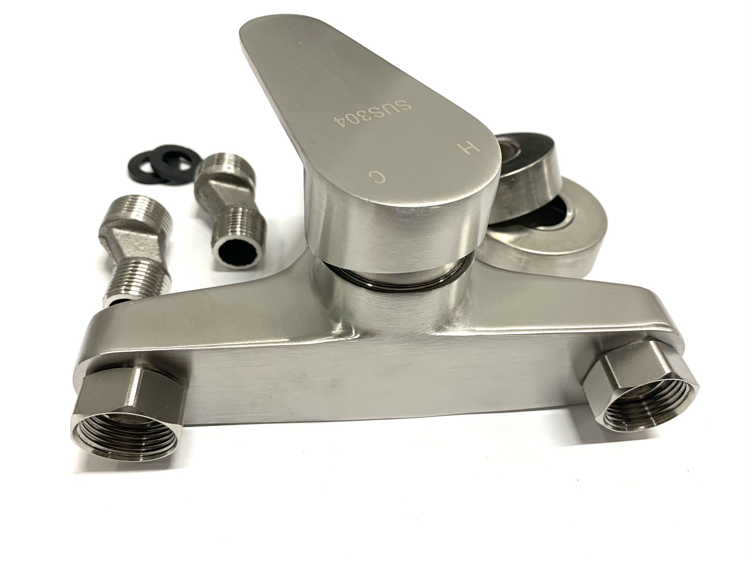 Bộ củ sen tắm nóng lạnh bồn tắm inox 304 gồm