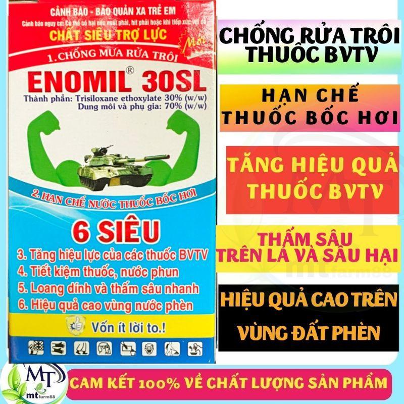 SIÊU TRỢ LỰC Enomil 30SL 50m - TĂNG HIỆU LỰC THUỐC BVTV - SIÊU THẨM THẤU VÀ BÁM DÍNH CỰC MẠNH - CHỐNG RỬA TRÔI TRONG 30P