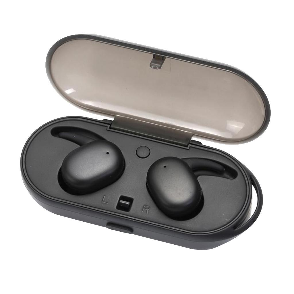 Wireless Bluetooth Earbuds Dual Stereo Earphones, in-Ear Headset with Mic,