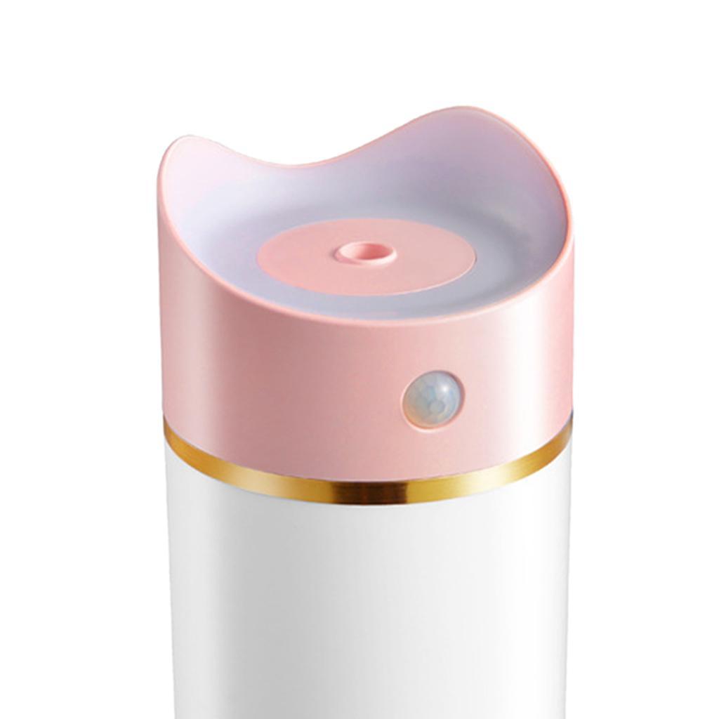 USB LED Ultrasonic Home Office Humidifier Air Diffuser Purifier Mist Maker Pink