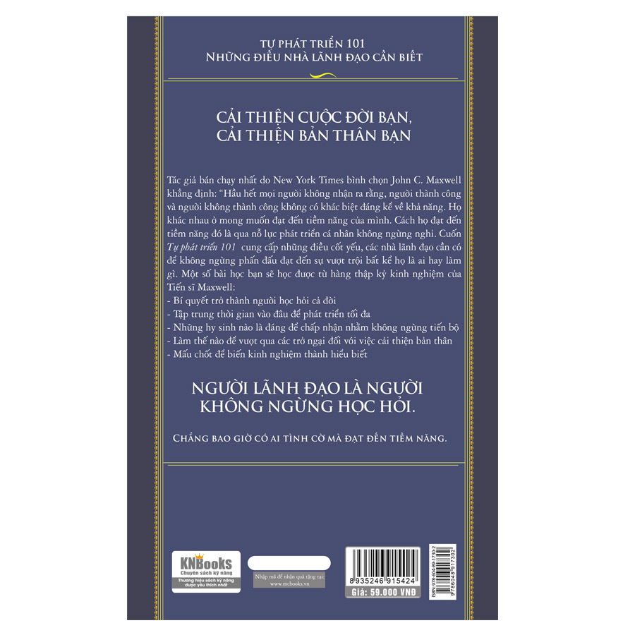 Tự Phát Triển 101 – Những Điều Nhà Lãnh Đạo Cần Biết