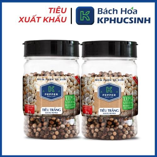 Tiêu trắng hạt K Peper hũ 125g Kphucsinh