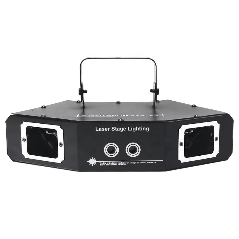 [GTP] ĐÈN LASER 2 CỬA RGB ( 2 IN 1 ) - HIỆU ỨNG QUÉT TIA VỚI NHIỀU HỌA TIẾT ĐẶC SẮC.