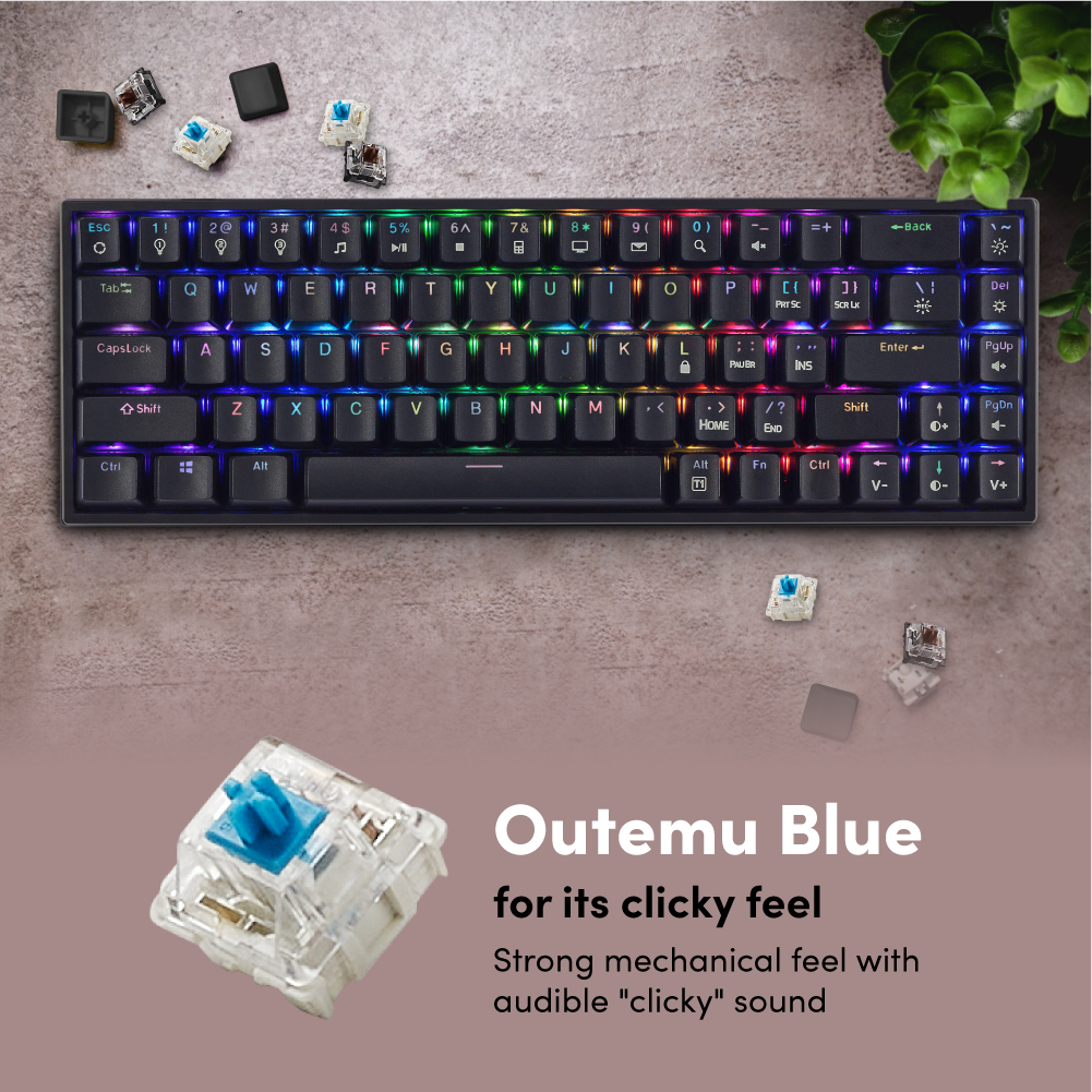 Bàn phím cơ PROLiNK GK6002M , LED RGB 16 triệu màu, Full N-Key Rollover, Anti Ghosting cho tuyển thủ Esport - Hàng Chính Hãng