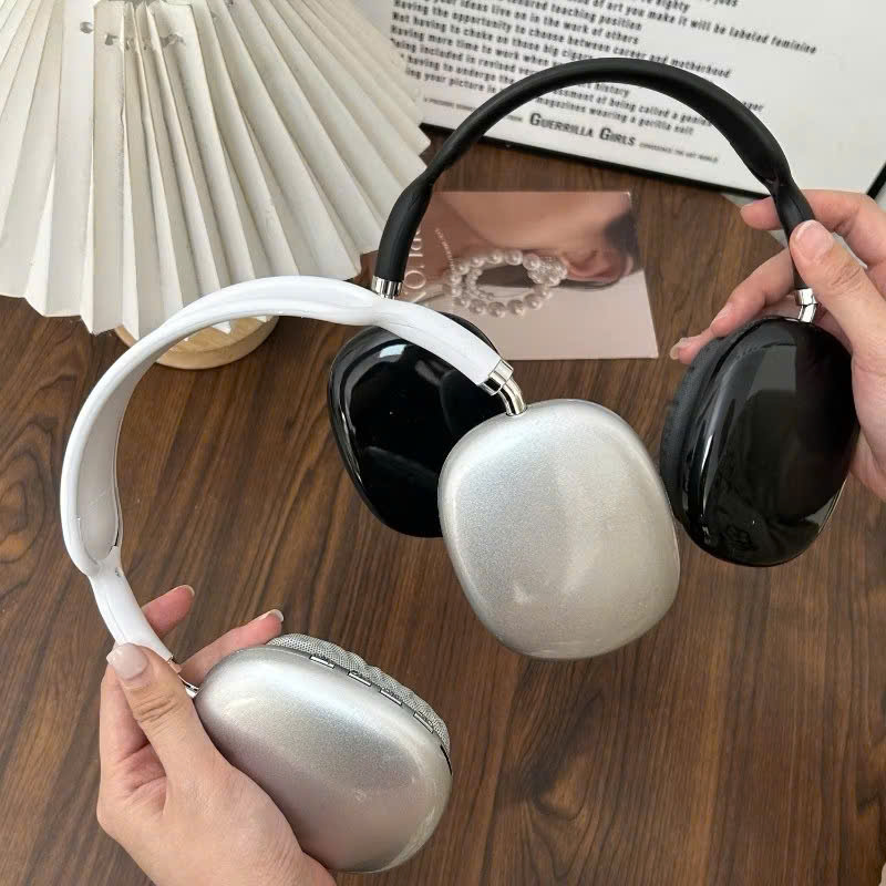 Tai nghe chụp tai Bluetooth không dây Bass siêu mạnh có micro có khe cắm thẻ TF khử tiếng ồn - Hàng chính hãng