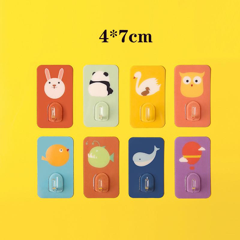 Móc Treo Đồ Dán Tường Hình Động Vật Đáng Yêu