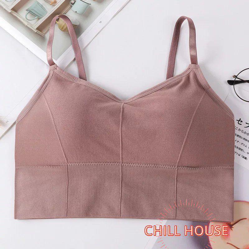 MỚI NHẤT- ÁO BRA GÂN ĐỆM BÀN TAY NÂNG NGỰC CROPTOP - CHILLHOUSE