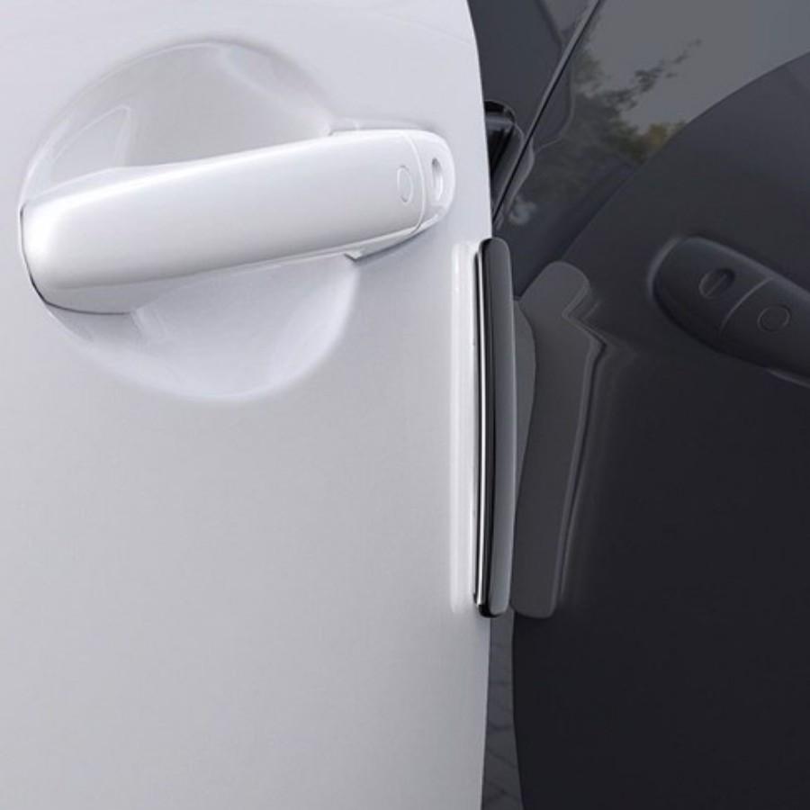 Bộ 4 miếng dán cửa xe ô tô chống trầy Baseus Streamlined Car Door Bumper Strip