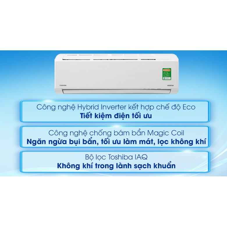 Máy lạnh Toshiba Inverter 1.5 HP RAS-H13C3KCVG-V-HÀNG CHÍNH HÃNG-GIAO HÀNG TOÀN QUỐC.