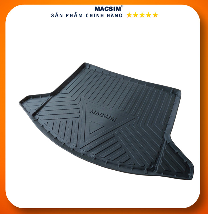 Thảm lót cốp xe ô tô MAZDA CX5 2017+ (qd) nhãn hiệu Macsim chất liệu TPV cao cấp màu đen