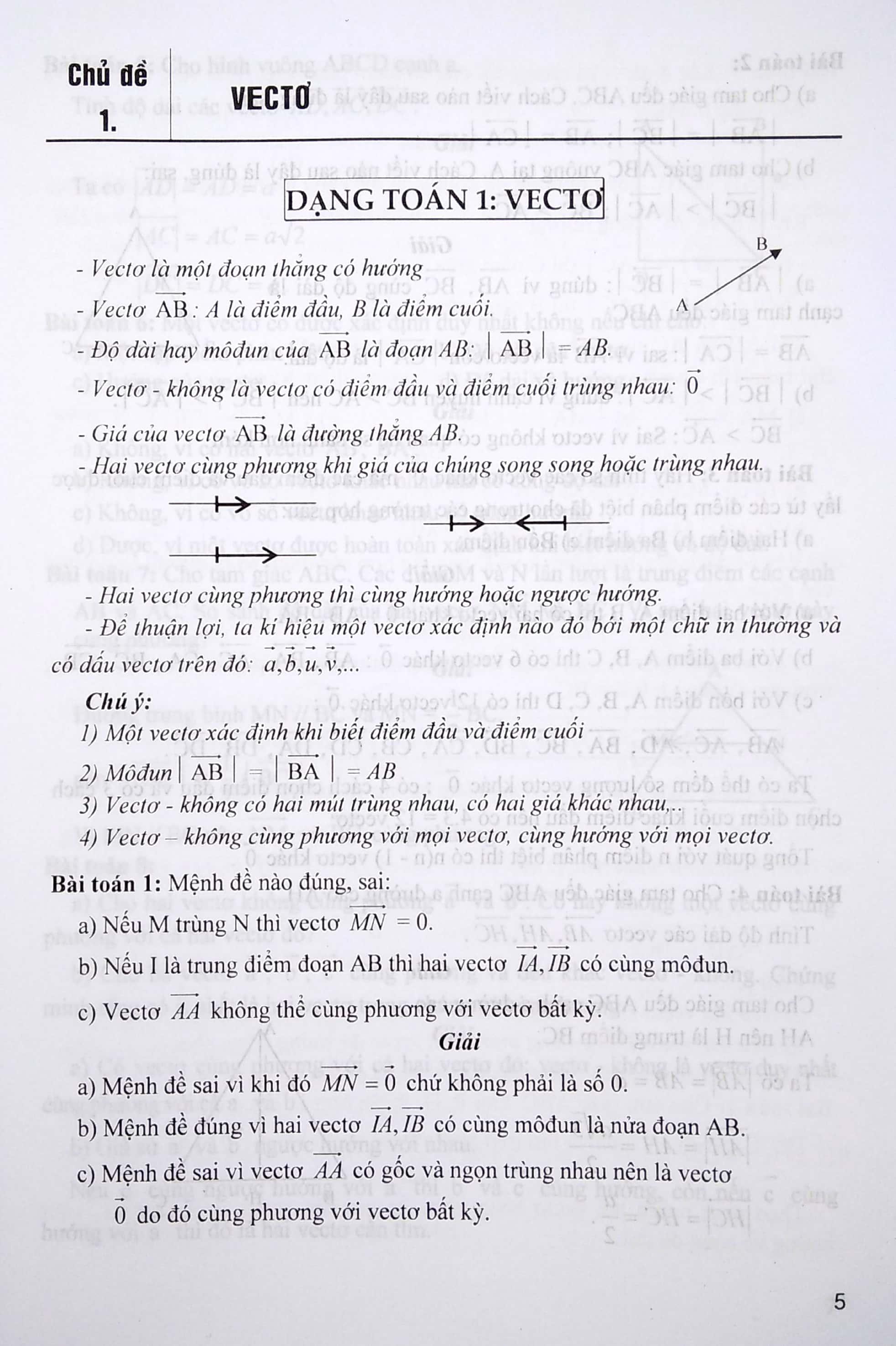 Phương Pháp Giải Các Chủ Đề Căn Bản Hình Học 10 (2020)