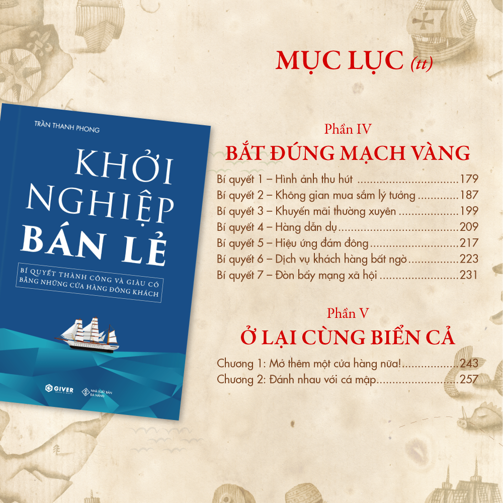 Khởi Nghiệp Bán Lẻ - Bí Quyết Thành Công Và Giàu Có Bằng Những Cửa Hàng Đông Khách - Công Thức Kinh Doanh Và Quản Lý Cửa Hàng Hiệu Quả