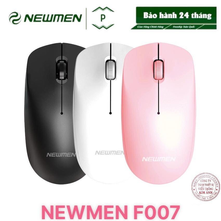 Chuột Không Dây Newmen F007 2.4Ghz, Hàng chính hãng bảo hành 24 tháng