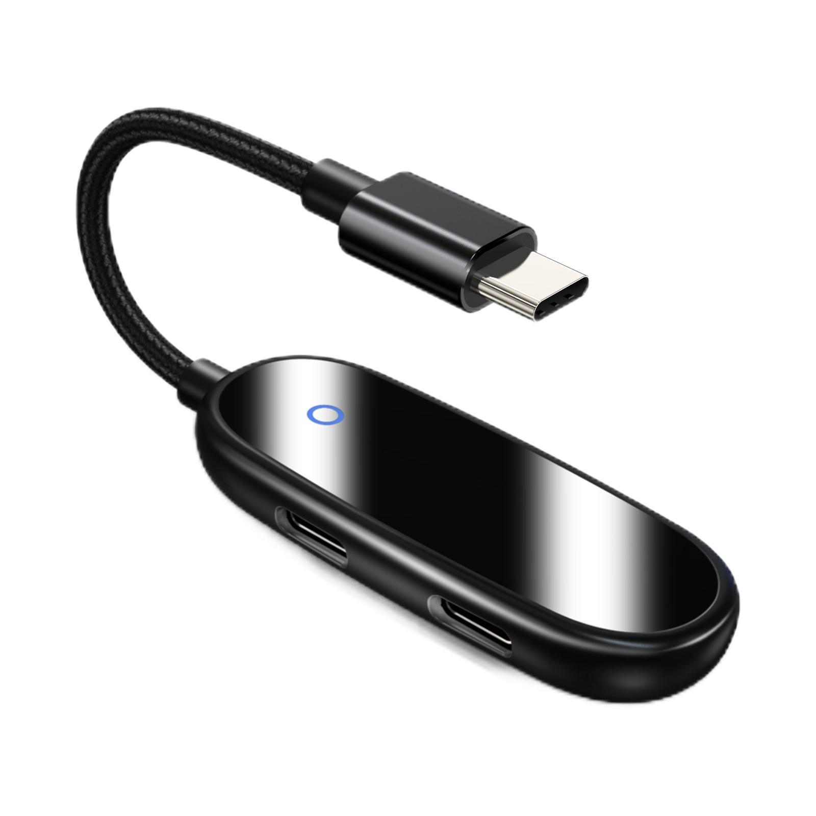 Usb-C Splitter Audio + Charge Adapter Premium Stereo