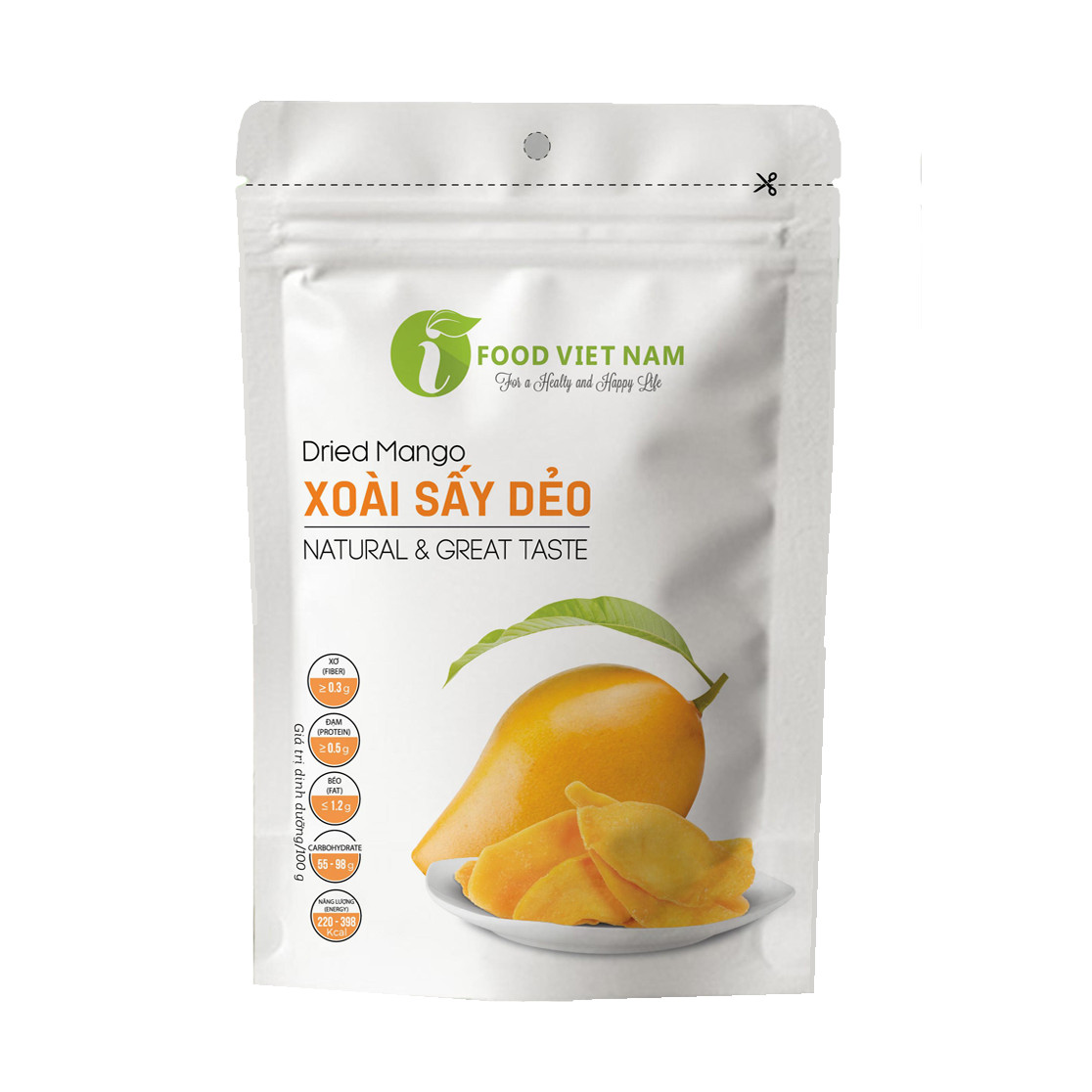 Xoài sấy dẻo 50gr