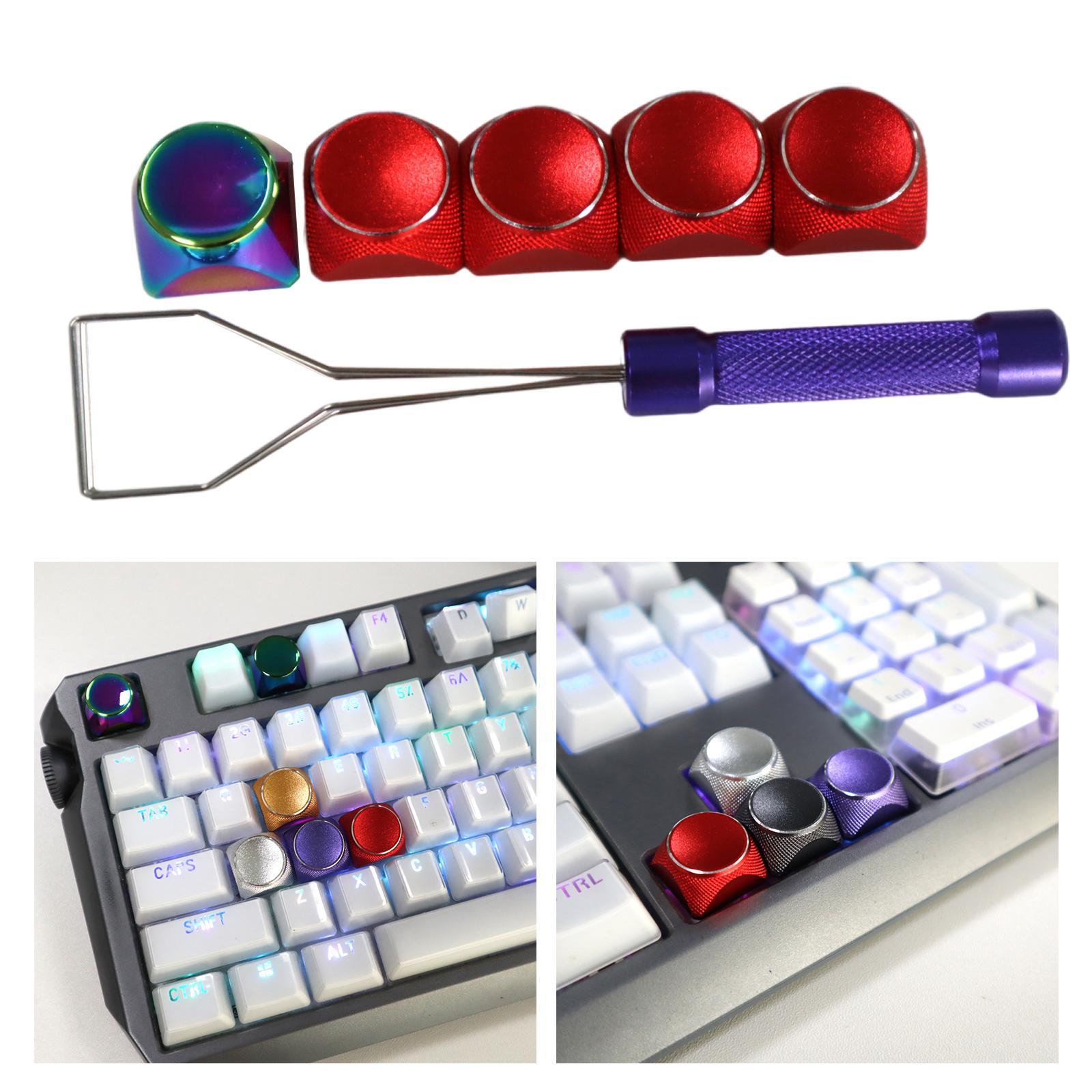 5 Pcs Keyboard Key Keycap with Puller Remover for Cherry Gaming Keyboard
