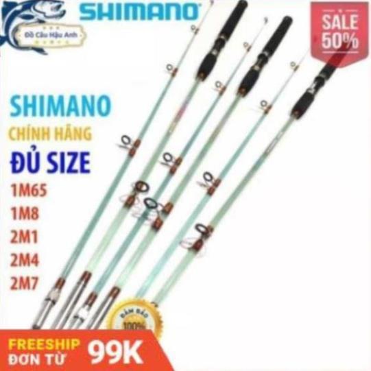 Cần câu cá Shimano 2 khúc đặc trong suốt tải cá 10kg