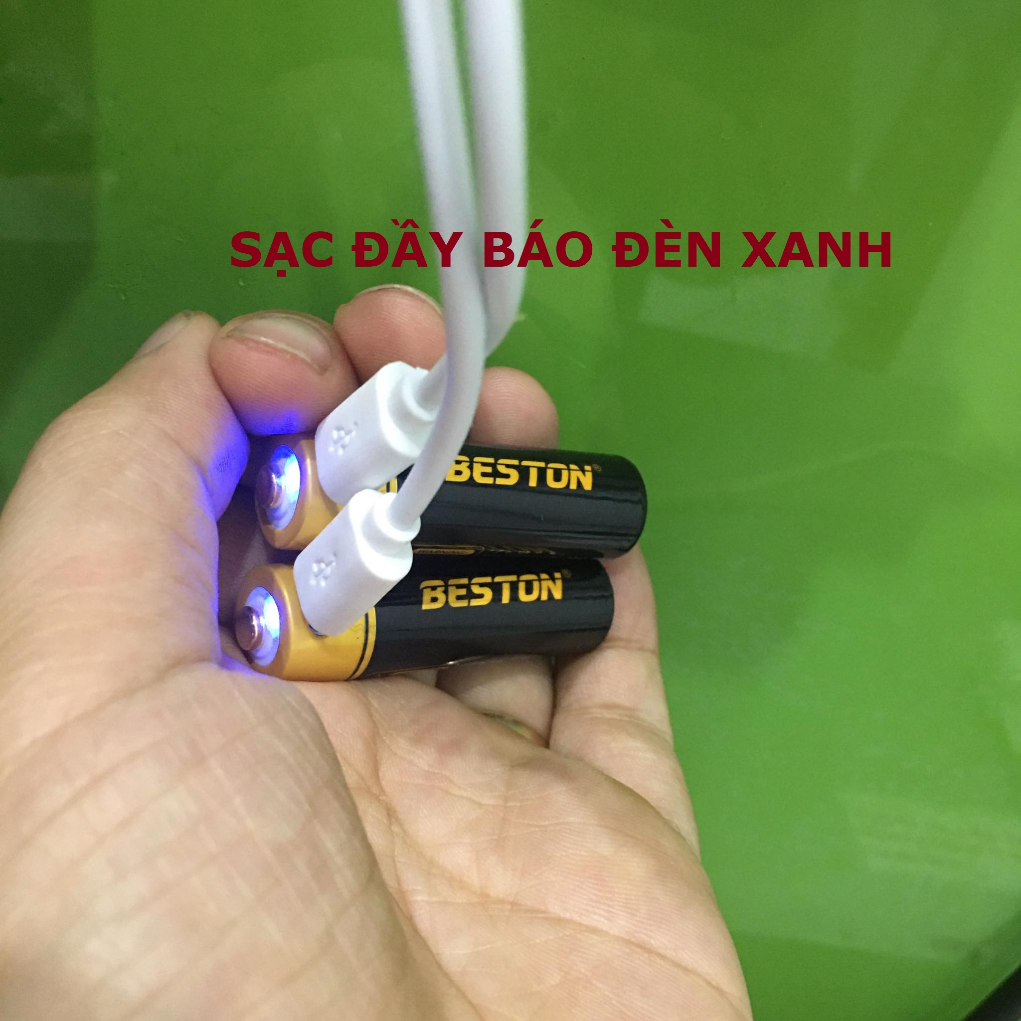 Vỉ 2 Pin sạc AA AAA cao cấp Beston 1.5V Dung lượng cao sạc nhanh trực tiếp bằng cổng micro USB - Hàng Chính Hãng