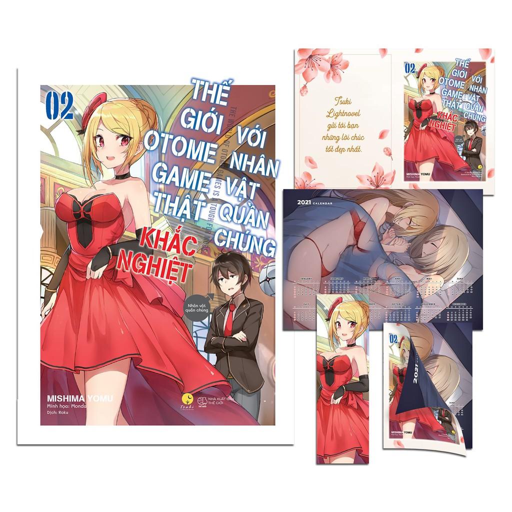 Sách -  Thế Giới Otome Game Thật Khắc Nghiệt Với Nhân Vật Quần Chúng (Tập 2) (tặng kèm bookmark)