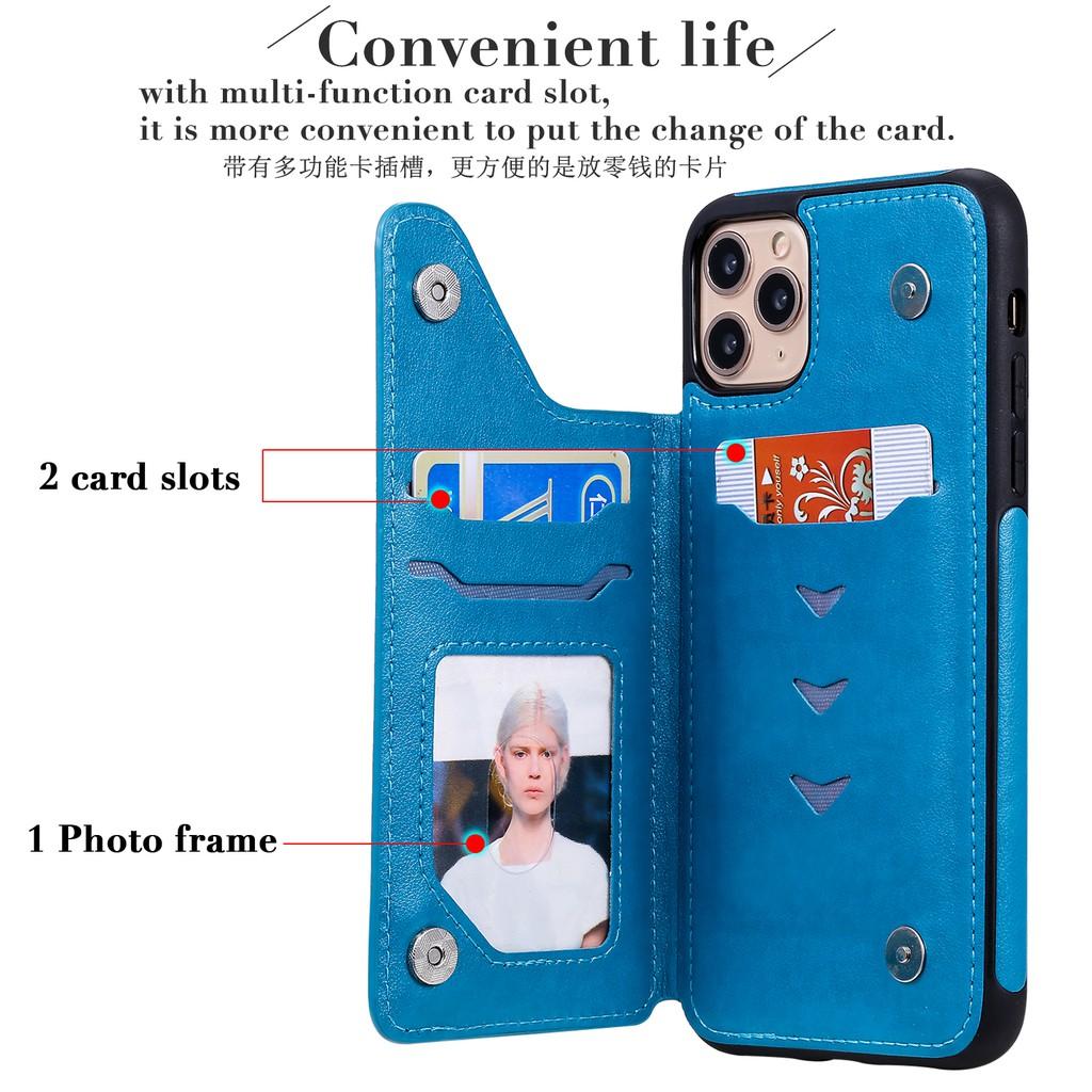 Ốp lưng điện thoại dạng ví da có ngăn đựng thẻ cho iPhone 12 iPhone 11 Pro Max iPhone 12 mini