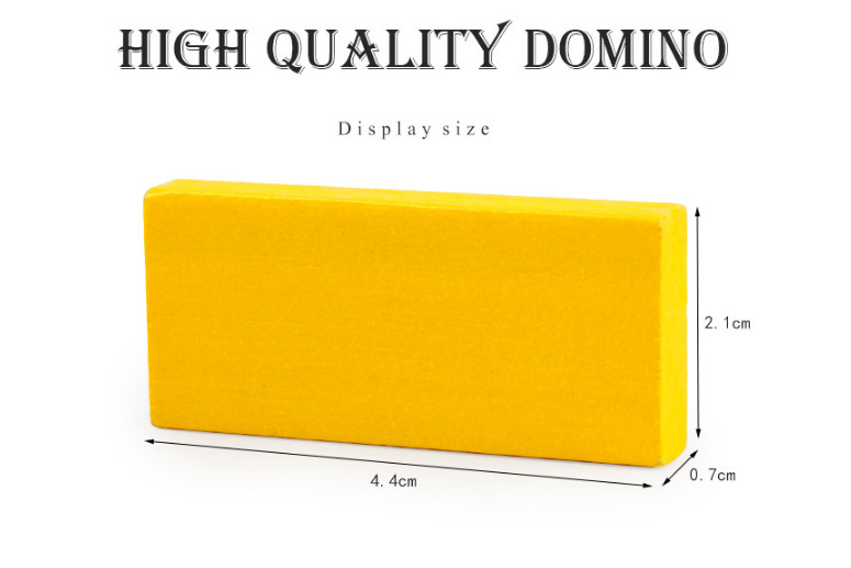 Bộ đồ chơi Domino 360 miếng ghép gỗ xếp hình thông minh cho bé