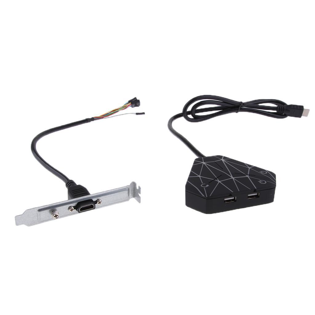 Desktop Computer  /off Reset Button/Dual USB Port