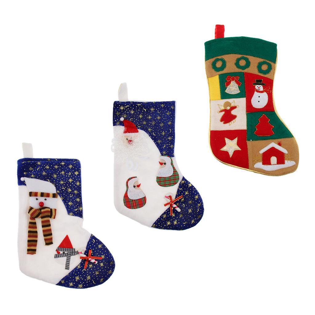 Small Christmas Socks Snowman Socks Decoration Supplies
