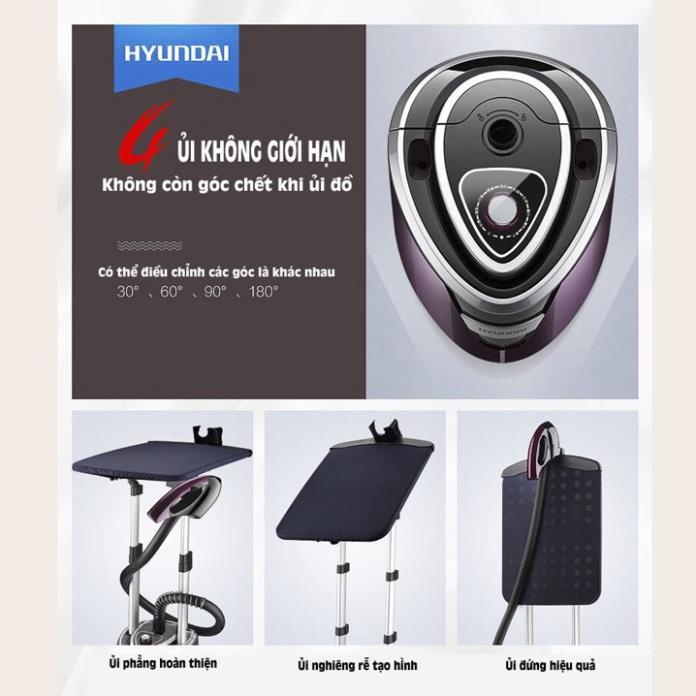 BÀN LÀ ĐỨNG HƠI NƯỚC HYUNDAI HY-1711A - BÀN ỦI HƠI NƯỚC CAO CẤP - Bảo Hành 12 Tháng