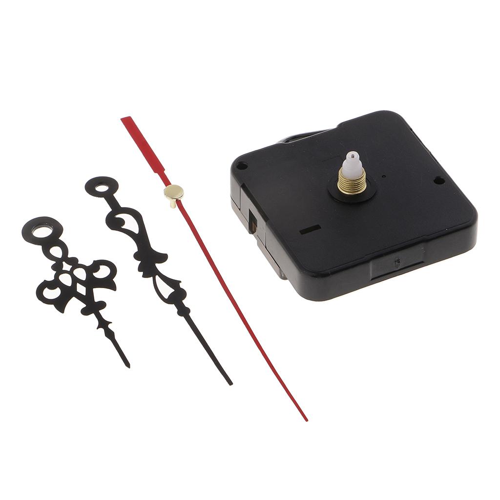 Quartz Clock Movement Mechanism & Hands Set Wall Repair Tool Part Silent Kit