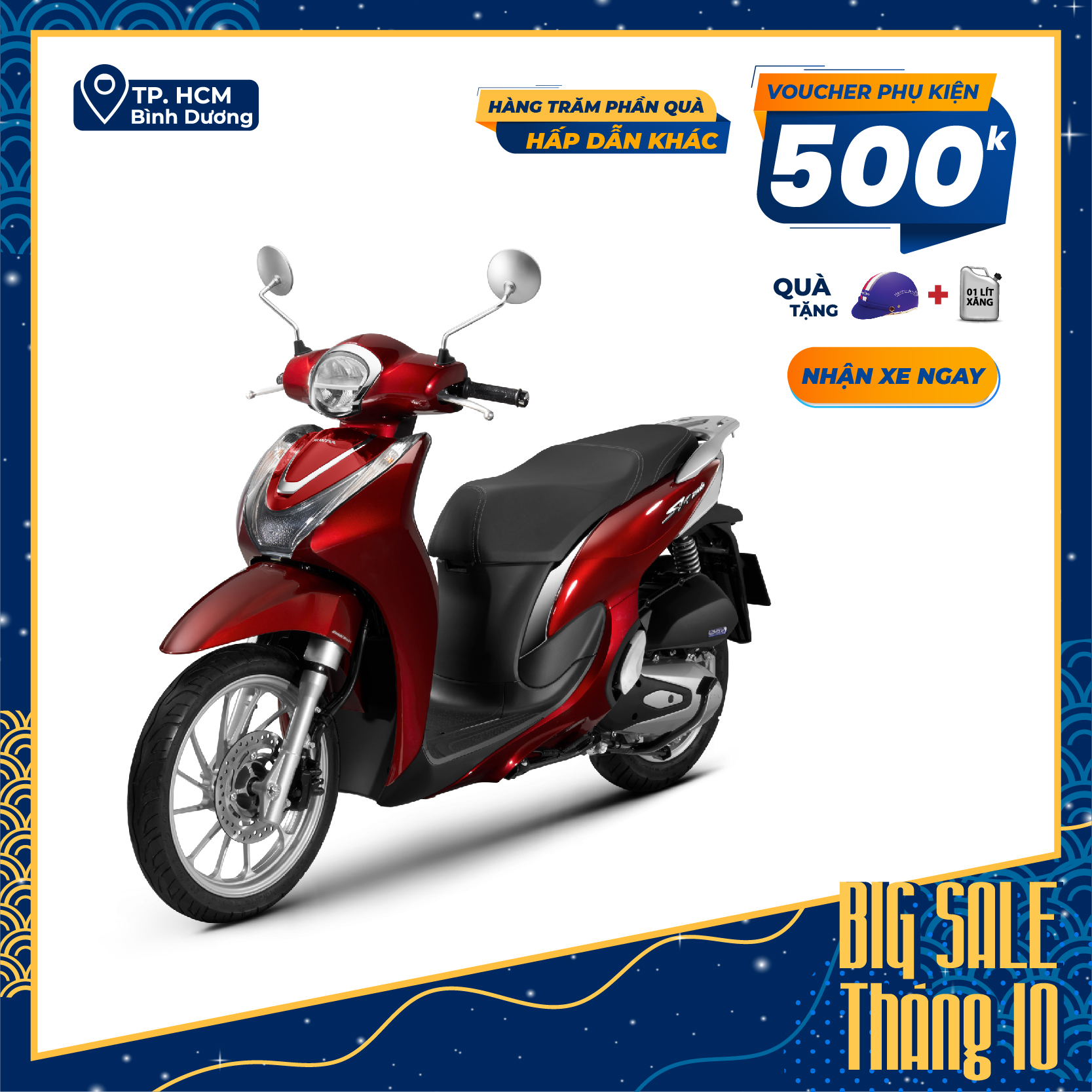 Xe Máy Honda SH Mode 2023 - Tiêu chuẩn phanh CBS