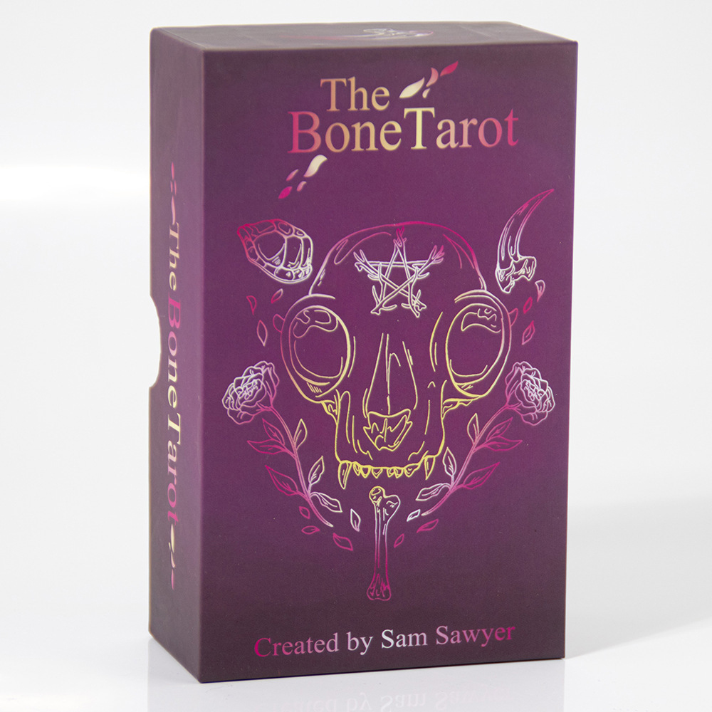 [Mạ Cạnh Size Gốc] Bộ Bài The Bone Tarot 78 Lá Bài 7x12 Cm Tặng Đá Thanh Tẩy