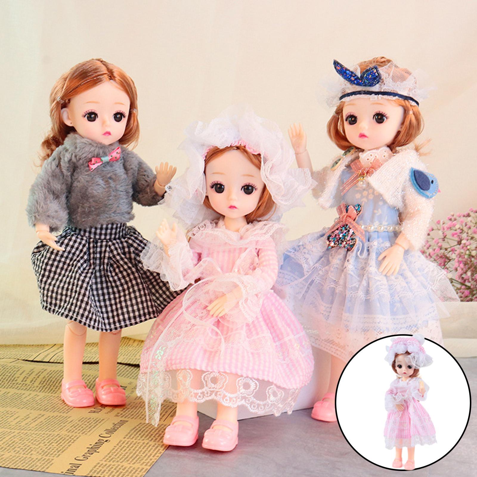 30cm Bjd Doll Girl Doll Beautiful Outfit 1/6 Doll for Birthday