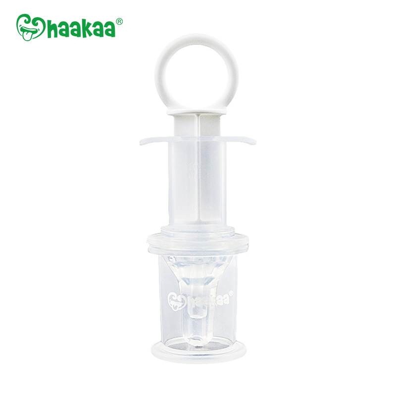 Dụng cụ uống thuốc, ăn sữa cho bé Haakaa. Chất liệu silicone cao cấp. Không chứa BPA, PVC và phthalate