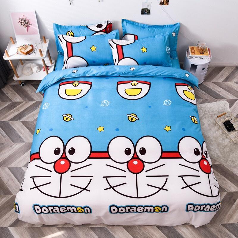 Bộ chăn ga gối cho bé trai chất liệu cotton poly mềm mịn không phai màu nhiều kích thước