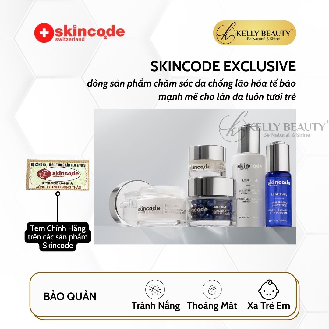 Tinh Chất Dưỡng Mắt Skincode Exclusive Cellular Eye-Lift Power Pen | Kelly Beauty