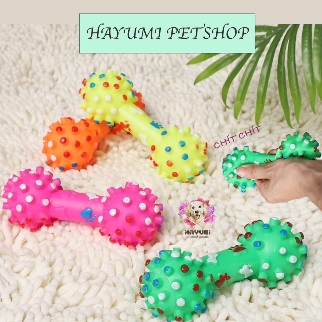 ĐỒ CHƠI QUẢ TẠ GAI DÀNH CHO CHÓ MÈO