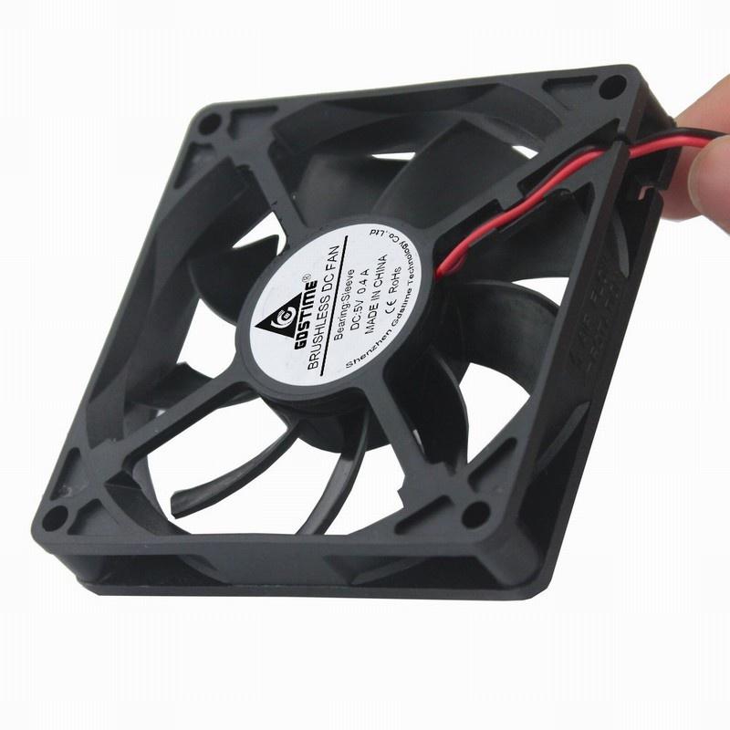 Gdstime 1 piece 8011 1Wire 1Pin DC 1V 3 inches 80mm x 11mm 8cm Machine Cooling Fan 80mm*80mm*11mm