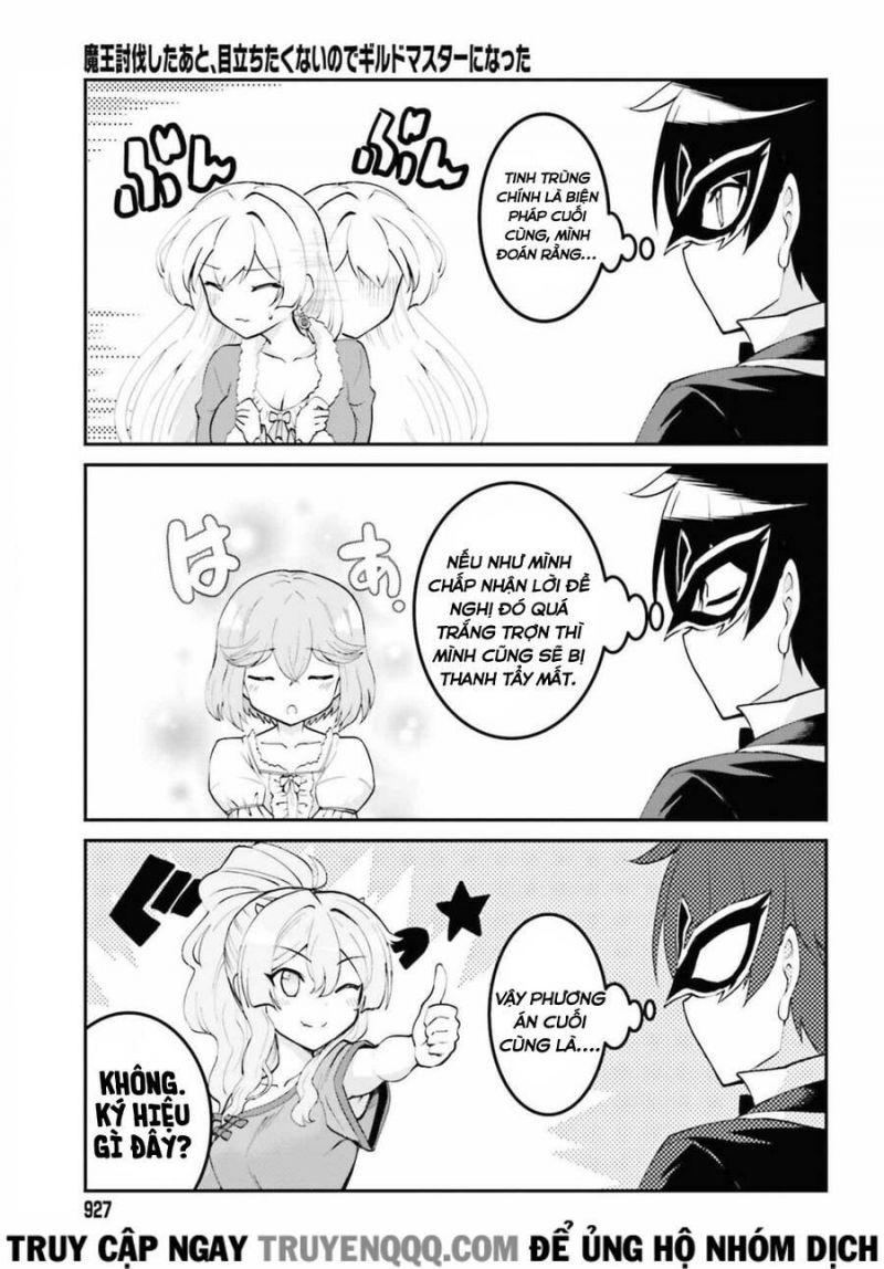 vì thích một cuộc sống nhàn nhã, sau khi đánh bại quỷ vương, anh ta lập một hội quán và sống ẩn dật chapter 10.2 3