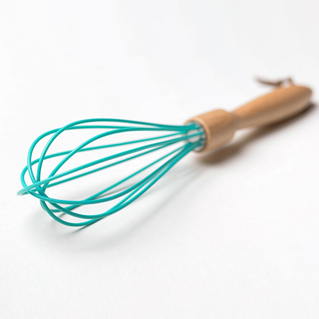 Egg Beater Whisk Hand Blender Mixer Cake Beech Baking Tool