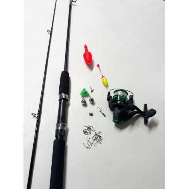 Bộ cần 2 khúc và máy kèm phụ kiện Siêu rẻ, siêu đẹp, siêu chất lượng