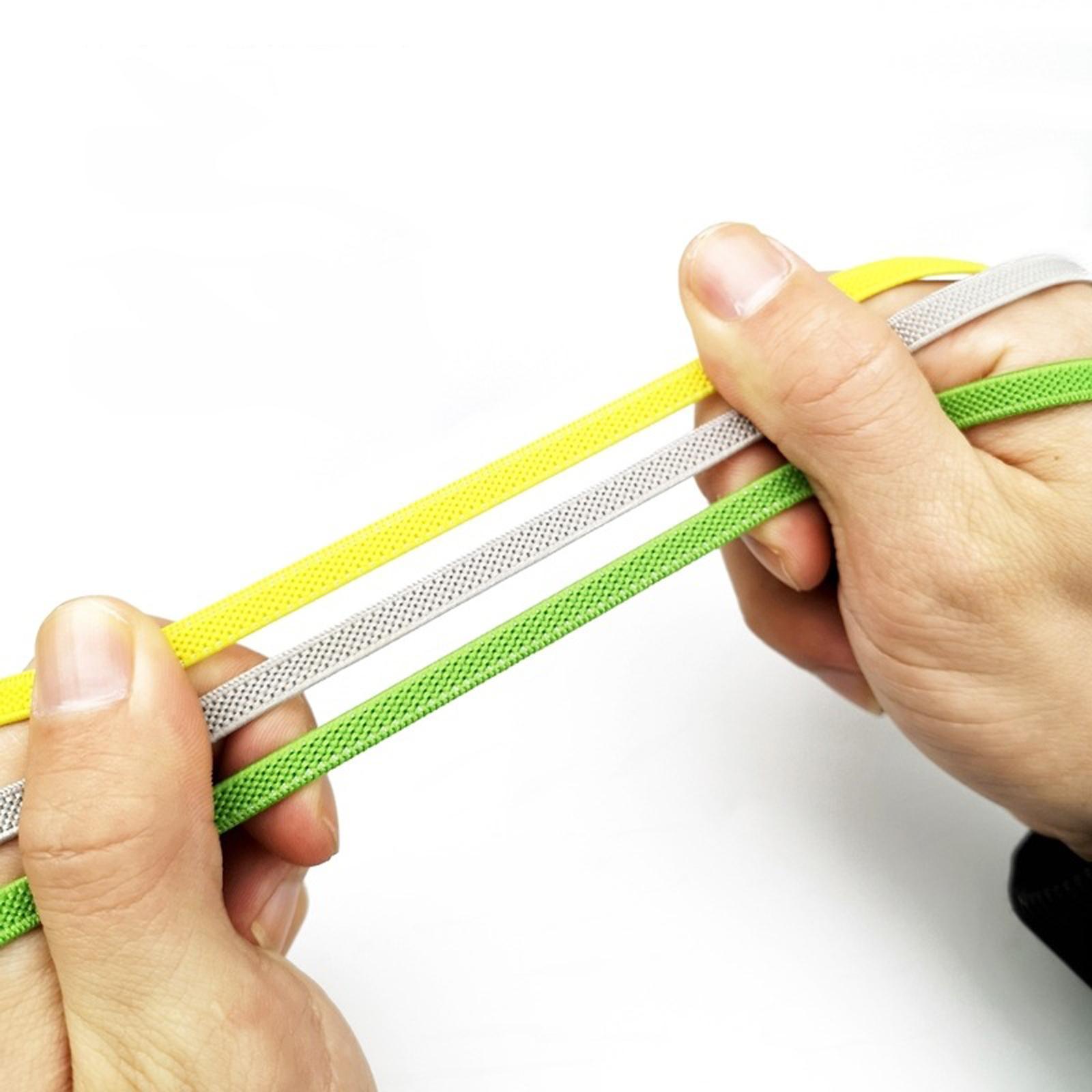 Universal Elastic No Tie Shoe Laces Shoelaces Quick for Trainer Women Lazy Men Elderly