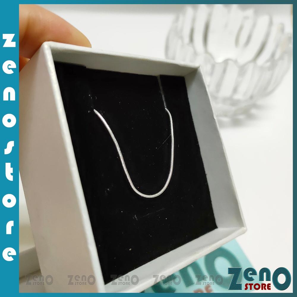 Vòng tay basic ZenO , lắc tay hợp kim bạc 925 và titan