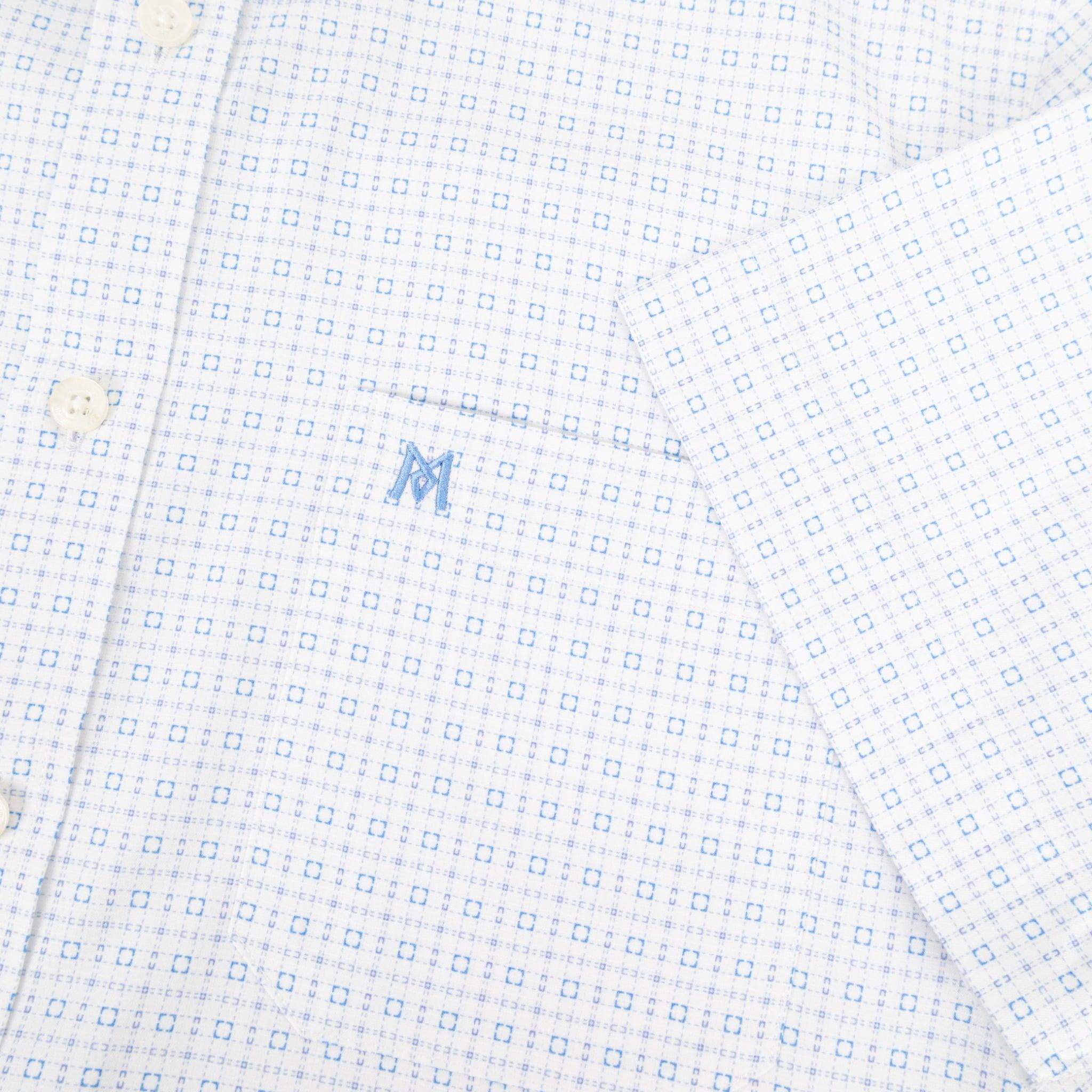 Áo sơ mi nam KHATOCO Tailor Fit ngắn tay A1MN538T2-CNCR842-2710-N