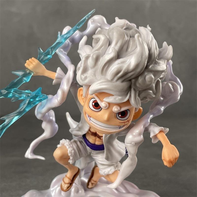 Mô Hình Luffy Gear 5 Bản Có Vũ Khí 16Cm Mô hình One Piece Cao Cấp, Figure Mô Hình Anmie One Piece Luffy Vua Hải Tặc