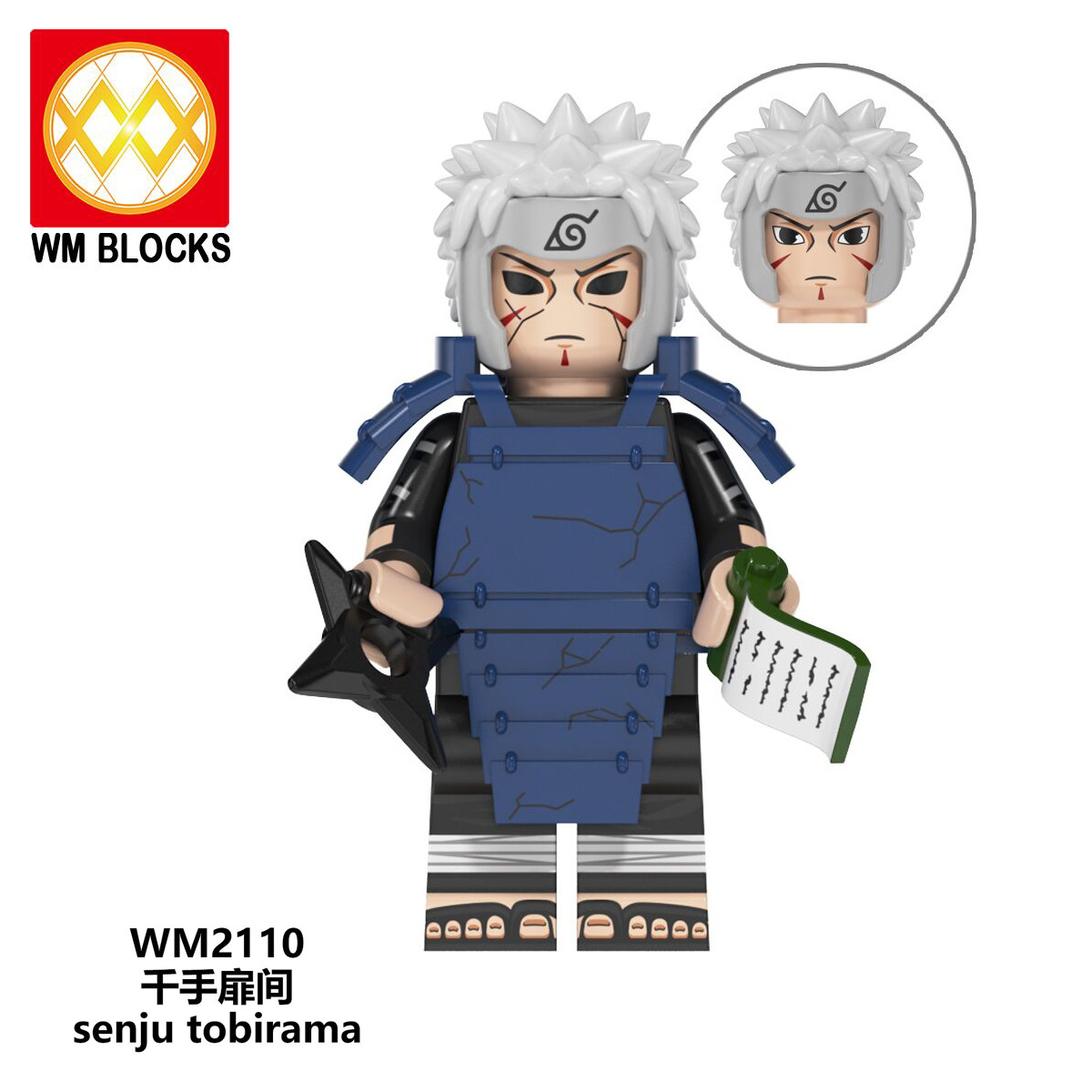 COMBO 8 Minifigures Mô Hình Nhân Vật Uzumaki Naruto Senju Hashirama Killer Bee WM6108 Mẫu Mới Ra Siêu Đẹp