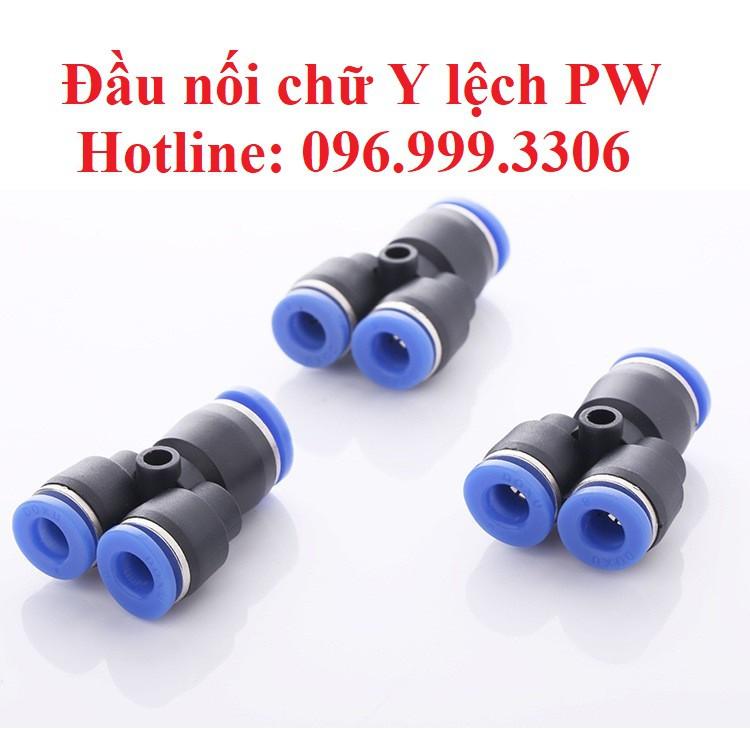 Đầu nối chữ Y giảm, chuyển đổi hai loại ống khí nén, phun sương, chịu được áp suất cao, đầy đủ kích cỡ,hàng xịn,